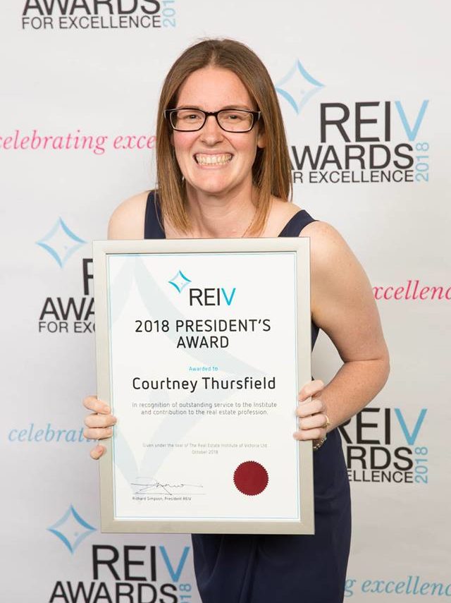 Courtney Thursfield REIV Award